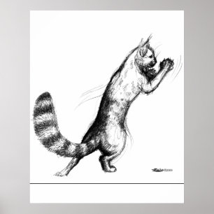 猫の跳ね上げ2 ポスター
