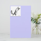 猫の跳ね上げ2 便箋 (スタンド正面)