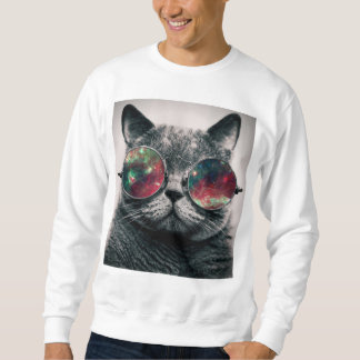 猫の身に着けているサングラスのswatshirt スウェットシャツ