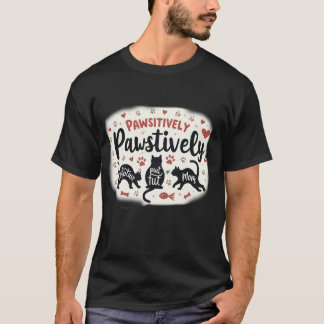 猫の進化のシルエット Tシャツ