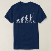 猫の進化 Tシャツ (デザイン正面)