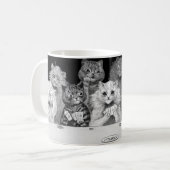 猫の遊カード、ルイ・ワイン コーヒーマグカップ (正面左)