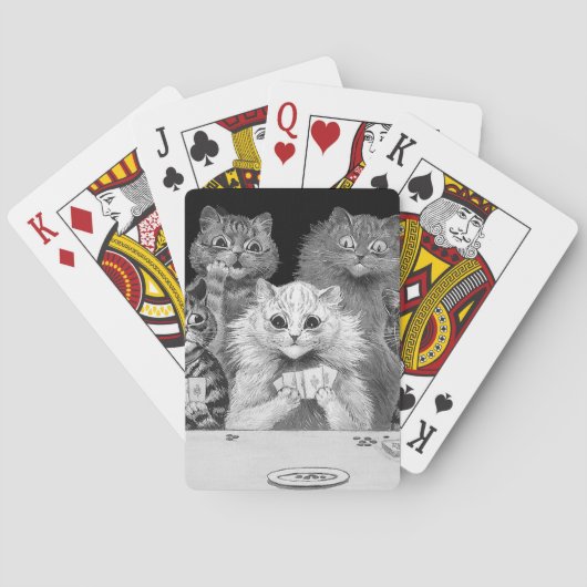 猫の遊カード、ルイ・ワイン トランプ (裏面)