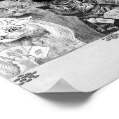 猫の遊カード、ルイ・ワイン ポスター (角)