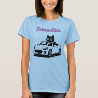 猫の運転するミーム Tシャツ