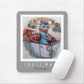 猫の運転者 マウスパッド (マウス)