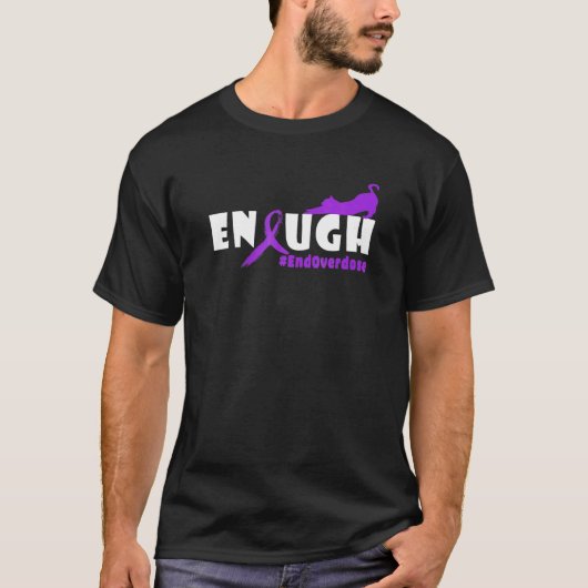 猫の過剰摂取注意喚起十分な過剰摂取 Tシャツ (正面)