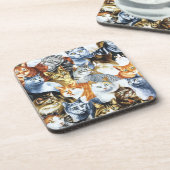 猫の道化師 コースター (左側)
