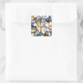 猫の道化師 スクエアシール (バッグ)