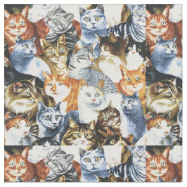 猫の道化師 ファブリック
