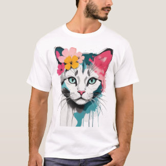 猫の道化者 . Tシャツ