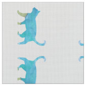 猫の道 ファブリック (クローズアップ)