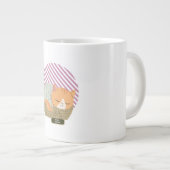 猫の邪魔をしない ジャンボコーヒーマグカップ (正面右)