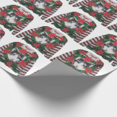 猫の醜いクリスマスのセーターの包装紙 ラッピングペーパー (角)