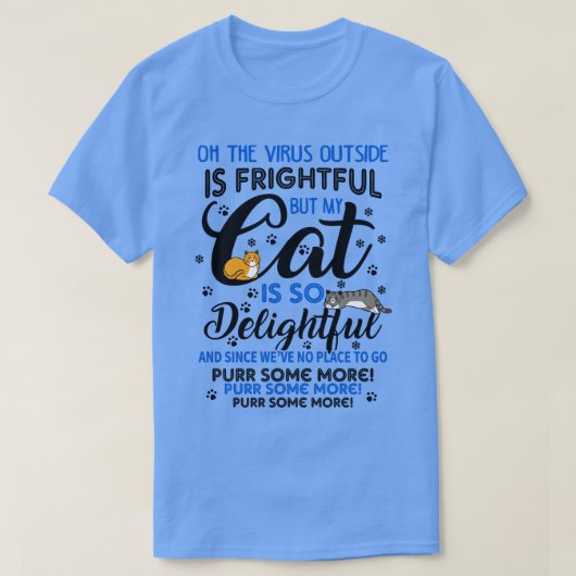 猫の醜いクリスマスセーター Tシャツ (デザイン正面)