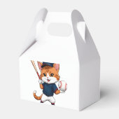 猫の野球選手 フェイバーボックス (裏面サイド)