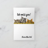 猫の隠れ家 サンキューカード (内部)