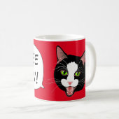 猫の雑談のコーヒー猫の鳴き声! BlissAndKittens著 コーヒーマグカップ (正面右)