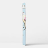 猫の雲のハートテクスチャキッテン Case-Mate iPhoneケース (裏面 / 右)