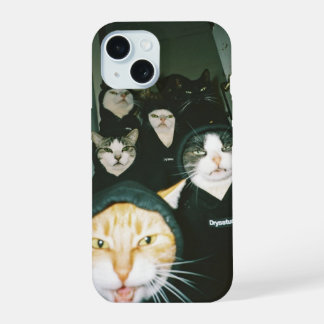猫の電話  iPhone 15ケース