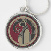 猫の霊 キーホルダー (正面)