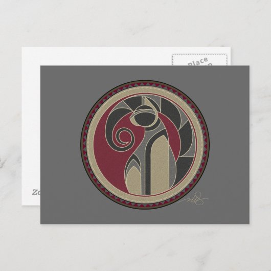 猫の霊 ポストカード (正面/裏面)