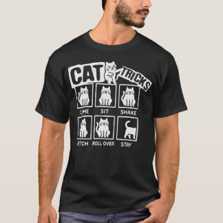 猫の面白いトリック 子猫 Tシャツ