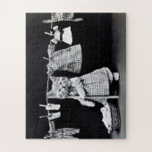 猫の面白い洗濯の日 ジグソーパズル (縦)