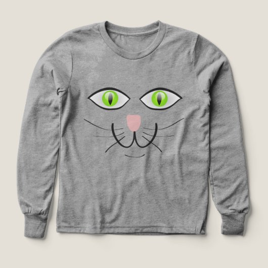 猫の面白い顔のキャラクター-29034 (デザイン正面)