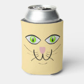 猫の面白い顔のキャラクター-29034 缶クーラー (缶裏面)