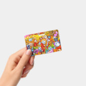 猫の音楽バンド バッジ (手持ち)