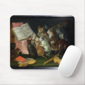 猫の音楽的な収集 マウスパッド (マウス)