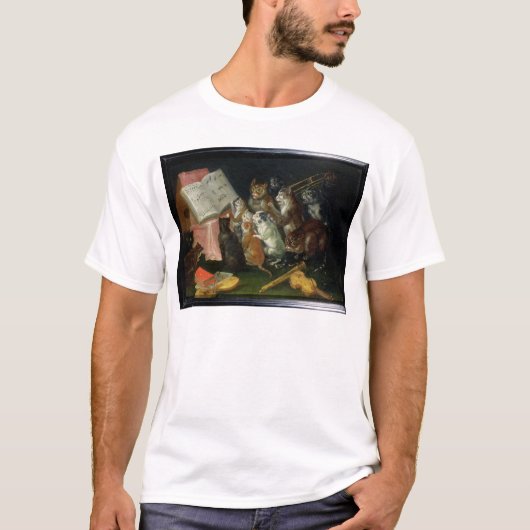猫の音楽的な収集 Tシャツ (正面)