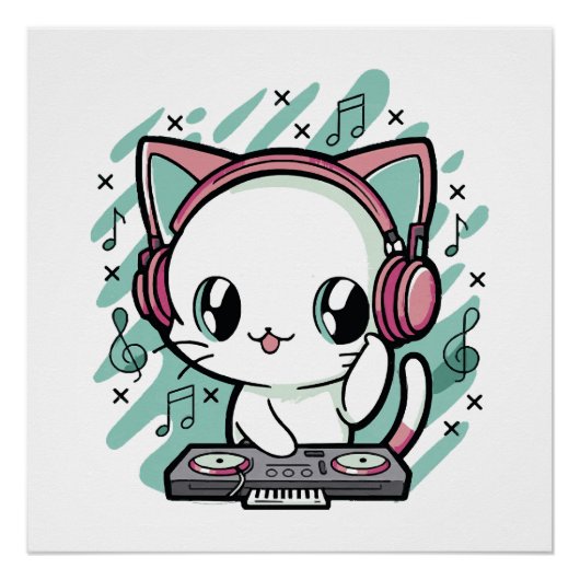 猫の音楽 ポスター (正面)