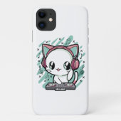 猫の音楽 Case-Mate iPhoneケース (裏面)