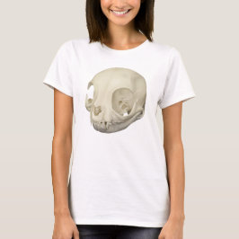 猫の頭蓋骨 Tシャツ