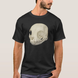 猫の頭蓋骨 Tシャツ