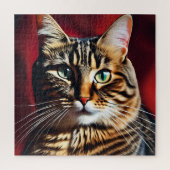 猫の頭 ジグソーパズル (縦)