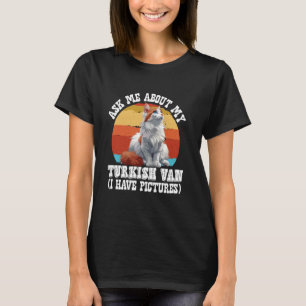 猫の頼飼い主は私のトルコのVANおもしろい Cat Daについて Tシャツ