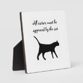 猫の額を認めてもらいたい！ フォトプラーク (正面)