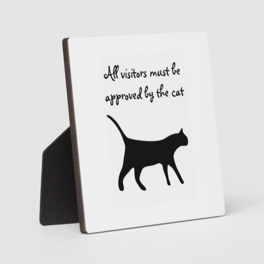 猫の額を認めてもらいたい！ フォトプラーク (正面)