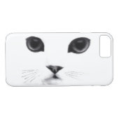 猫の顔のクラシックの特徴 Case-Mate iPhoneケース (裏面(横))