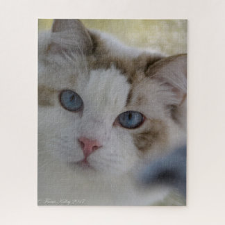 猫の顔のパズル ジグソーパズル