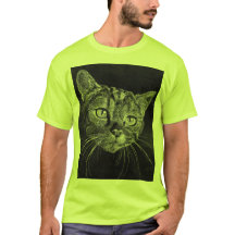 猫の顔私の高等学校のスケッチ