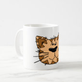 猫の顔 コーヒーマグカップ (正面左)