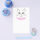 猫の顔 チラシ (シングル)