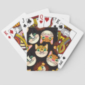 猫の顔 トランプ (裏面)