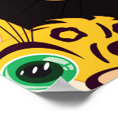 猫の顔 ポスター (角)