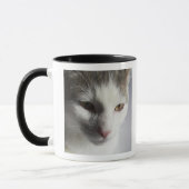 猫の顔 マグカップ (左)