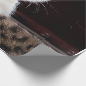 猫の顔 ラッピングペーパー (角)